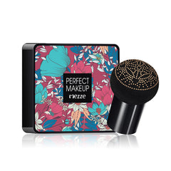 Mezze Mushroom Head Foundation Air Cushion BB Cream Moisturizing Concealer Long Lasting with Mushroom Makeup Sponge