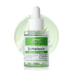 DR.MELAXIN LIPINO Anti-Fatty Acid Oil Ampoule | Moisturizing Serum for Sebum Control & Deep Hydration | Prevents Pore Clogging for Oily and Acne-Prone Skin 1.01fl.oz