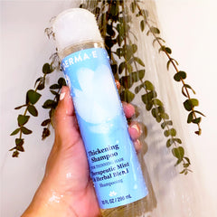 Derma E Thickening Therapeutic Mint Herbal Blend Shampoo, 296 ml