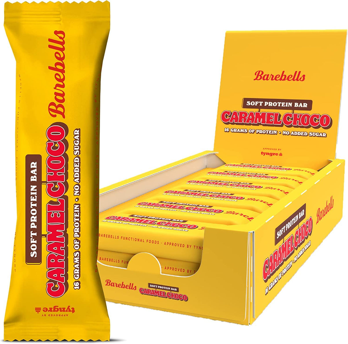 Barebells Soft Caramel Protein Bars - 55g (Pack of 12)