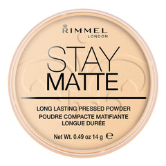 Rimmel London Stay Matte Pressed Powder, 01 Translucent, 14g