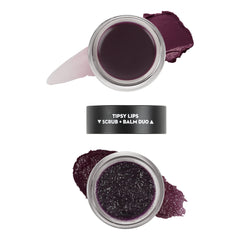 Sugar Cosmetics Tipsy Lips Dual Action Lip Scrub & Balm, Ultra Nourishing, Softens Dry, Chapped Lips | 07 Bramble (Citrus & Refreshing)