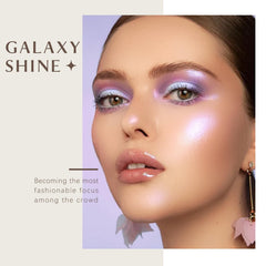 Tazweeq 8 Colors Face Highlighter, Diamond Glitter iluminadores, Makeup Palette, Intense-Color Chameleon Eyeshadow Shimmer, Highlighter Metallic Contour Bronzer Palette