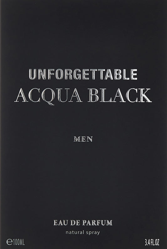 Unforgettable Acqua Black For Men - Eau De Parfum (100ml)