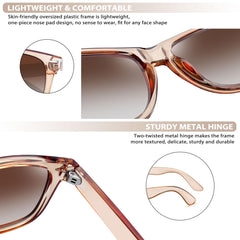 Joopin Polarized Sunglasses Men Women, Classic Square Sun Glasses 100% UV Protection Driving Fishing