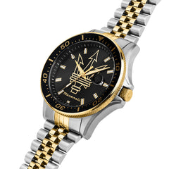 Maserati R8853140009 Men's Watch, Time, Date, Analogue, 44 mm, Challenge Collection - Black, Sunray