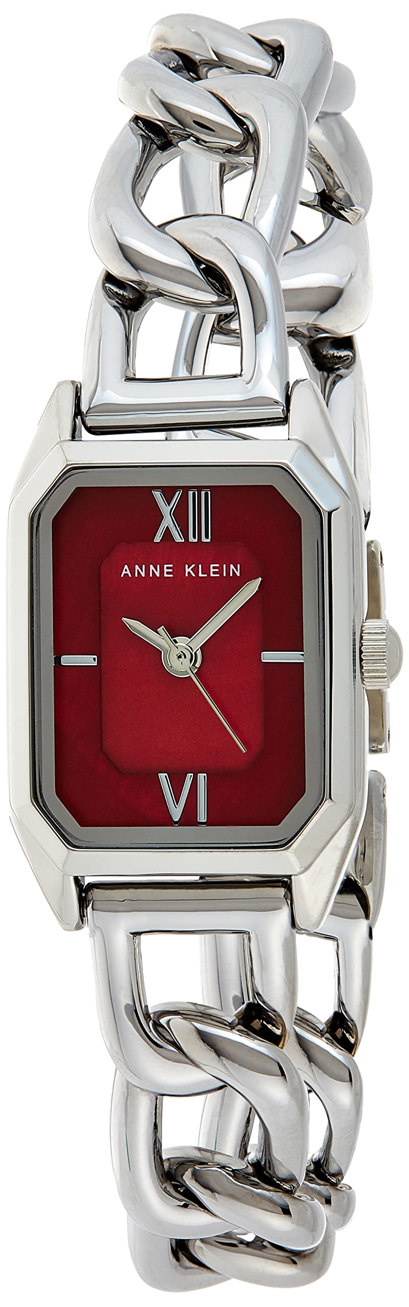 Anne Klein women's ak/3943bmsv timepiece, silver,