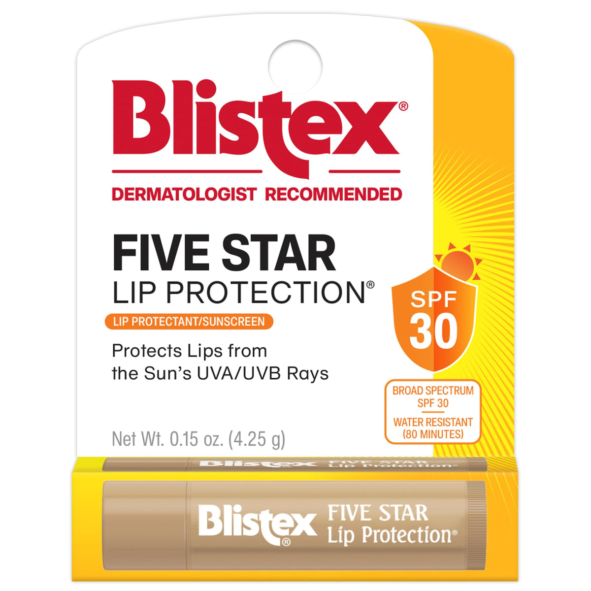 Blistex Five Star Lip Protection.15 Ounce