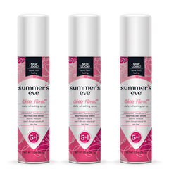 Summer's Eve Sheer Floral Daily Refreshing Feminine Spray, 2 oz, 3 Pack