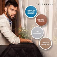 Yardley London Gentleman Urbane Perfumed Gift Set EDP 100ml + Body Spray 150ml | For Vigorous & Flamboyant Male - Sandalwood, Patchouli & Musk