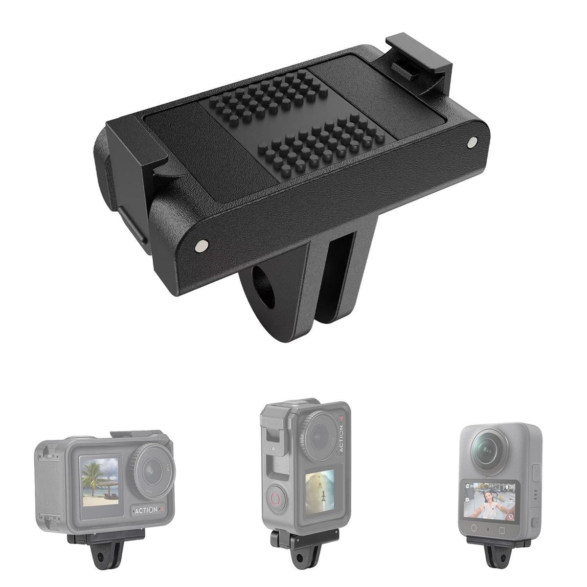 Magnetic Quick Release Adapter Base for DJI OSMO 360/Action 5 Pro/4/3