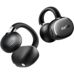EarFun Clip 2 Open Ear Earbuds, Clip On Headphones, LDAC, Hi-Res Audio, 12mm Titanium Driver, 4 Mics AI Clear Call, AI Translation Earbuds, Secure Fit, 40H Playtime, Bluetooth 6.0 for Running, Workout