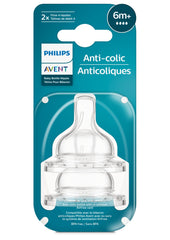 AVENT Philips Anti-Colic Baby Bottle Flow 4 , 2pk, SCY764/02