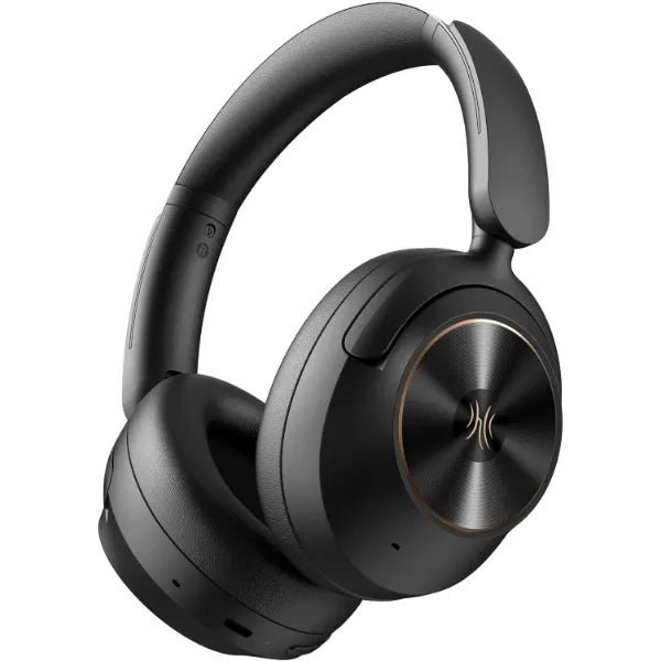 OneOdio Focus A6 Hybrid Active Noise Cancelling Headphones, 75H Playtime, LDAC Hi-Res Lossless Audio, Bluetooth 6.0, Dual Mic ENC Call, Wired ANC via USB-C, Wireless Over Ear - Black