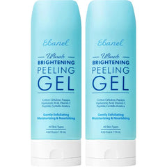 Ebanel Exfoliating Face Scrub Peeling Gel, Brightening Moisturizing Cleanser, Dead Skin Remover for Face, Exfoliating Facial Wash with Centella, Hyaluronic Acid, Vitamin C & E, 4.02 Fl Oz
