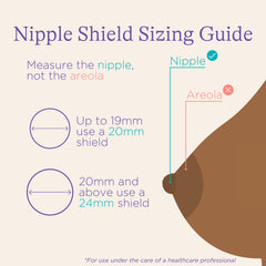 Lansinoh Contact Shields for Breastfeeding, 2 Shields (24mm) and Case