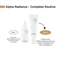 BANOBAGI 2% Alpha-Arbutin Brightening Tone-Up Cream | Go Foundation-Free | 2% Niacinamide, Hyaluronic Acid | Korean Skincare Reduces Uneven Skin, Blemishes, Wrinkles, Fine Lines 40ml
