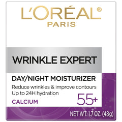 L’Oréal Paris L'Oreal Skincare Wrinkle Expert 55+ Anti-Aging Face Moisturizer with Calcium, Non-Greasy, Suitable for Sensitive Skin, 1.7 fl. oz.