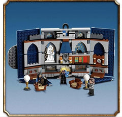 LEGO 76411 Harry Potter Ravenclaw House Banner, Hogwarts Castle Common Room Toy or Wall Display with Luna Lovegood Minifigure, Collectible Travel Toys