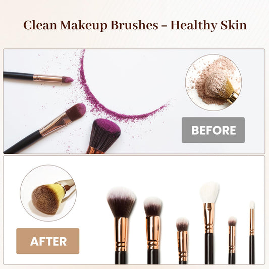 RICRIS KOKO STORE Premium Makeup Brush Cleaner (Black)