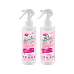 Dippity-Do Girls With Curls Leave-In Conditioner Duo, De-Frizz Leave-In Detangling Treatment for Curly, Wavy Hair Types, Knot Removing, Hydrating, Curl Defining, Nourishing, Lightweight, 2 Pack