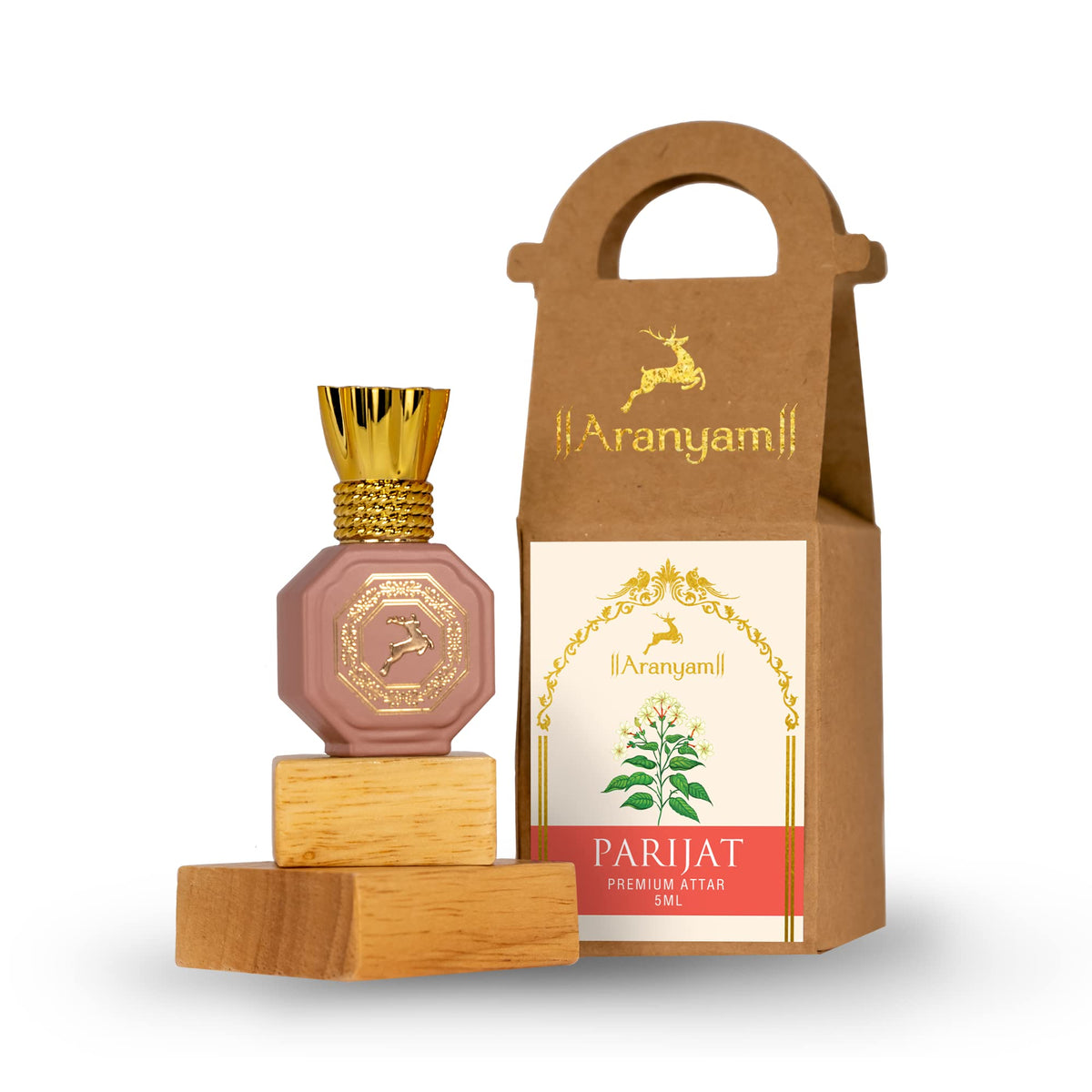 Aranyam Parijat Attar (Night Jasmine) (5 ML) - Luxury Floral Attar Perfume for Men and Women, Premium Long Lasting Unisex Non-Alcoholic Attar