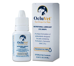 Oclovit Eye Drops for Pets - Clinically Studied Antioxidants for Pets with Cataracts | Includes 2% N-Acetyl-L-Carnosine (NAC) | 16mL