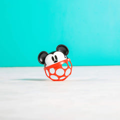 Bright Starts Disney Baby Minnie Mouse Rattle Along Buddy Easy-Grasp Toy, Ages Newborn +