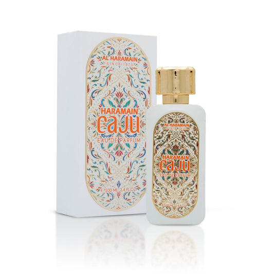 Al Haramain Caju Eau de Parfum 100ml – Long Lasting Arabic Fragrances Luxury Creamy Gourmand Unisex Perfume with Honey, Vanilla, Musk, White Florals & Nutty Sweet Notes