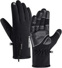 JUSTADIL Direct Mens Winter Gloves -30℉Windproof Waterproof Touch Screen Gloves for Outdoor Work