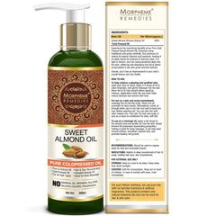 Morpheme Remedies Cold Pressed Sweet Almond Oil, 200ml