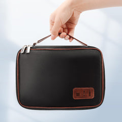 ProCase Electronics Organizer Travel Case, Tech Bag Accessories Pouch for Cords, Charger, Cables, Power Bank, Adapters,Wire -Black