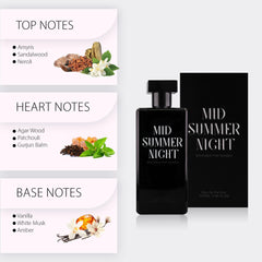 Atlantic Mid Summer Night Parfum For Women 100ML - Long Lasting Perfume For Woman Refreshing Women's Perfume Eau De Parfum