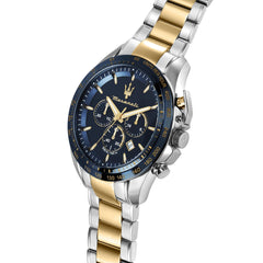 Maserati Herrenuhr Traguardo Limited Edition, Chronograph, analog - R8873612046 - Silver and Gold
