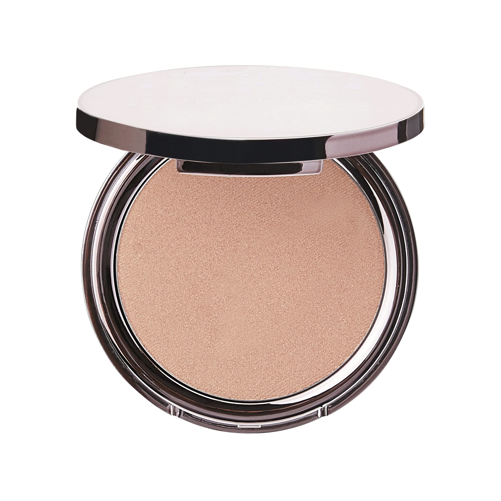 Girlactik Usa.Glow Highlighter Blusher Illuminating Powder. Pearlescent Shimmer, Velvet Finish. Controls Oil, Lightweight, Buidable. -Goldie