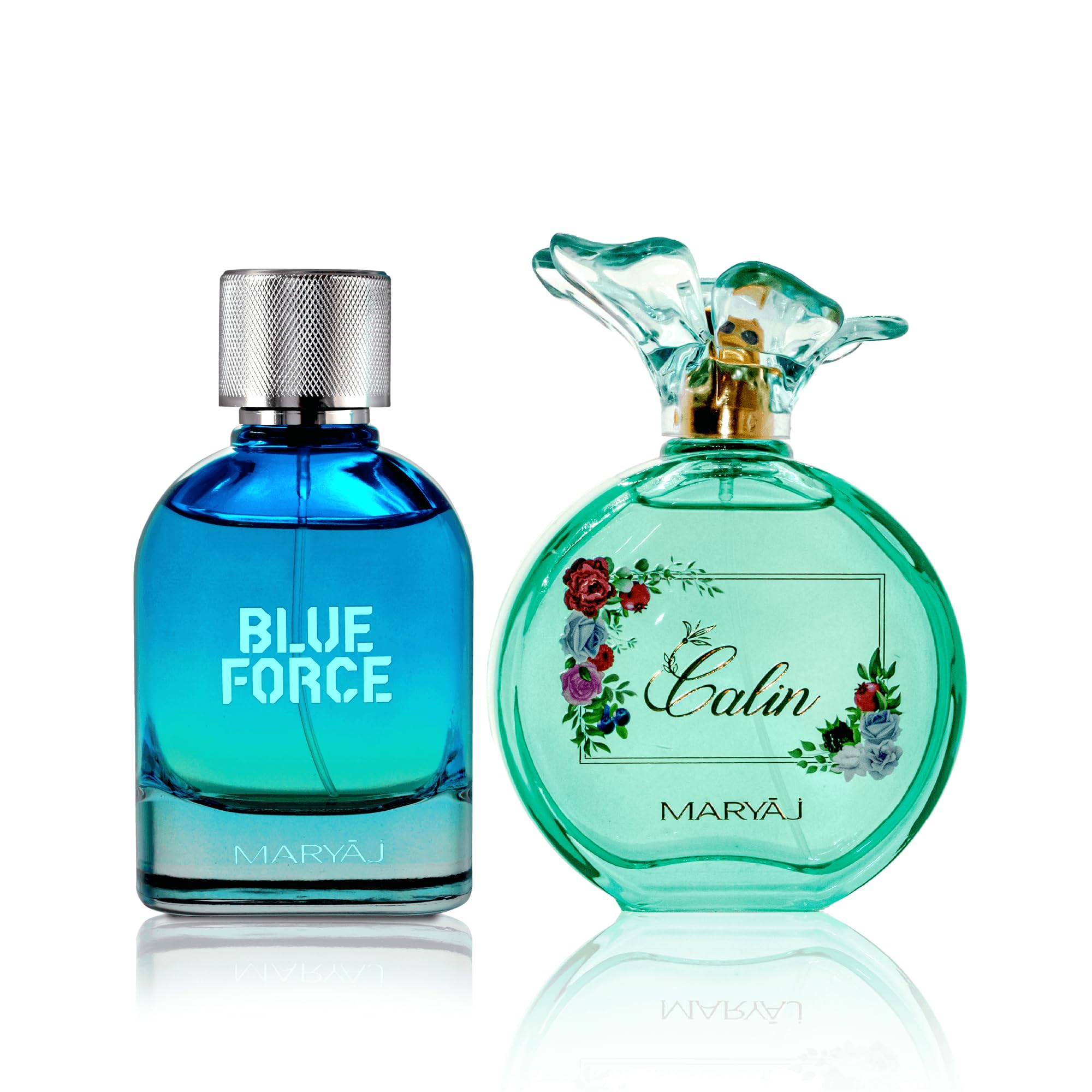 BLUE FORCE & CALIN 2 Pieces Perfume Combo Gift Set by Maryaj Perfumes for Men & Women