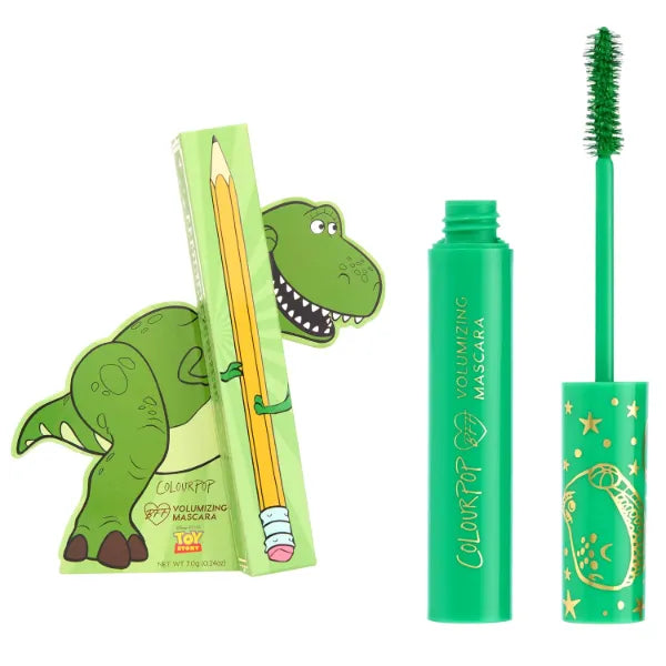 ColourPop x Toy Story BFF Mascara - Volumizing, Lifting & Lengthening Mascara - Buildable Green Mascara with a Twisted, Nylon Fiber Brush - Cruelty Free Eye Makeup - Roar (0.24 oz)