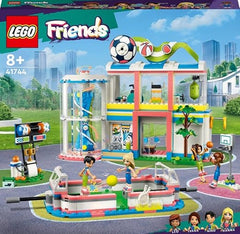 LEGO 41744 Friends Sports Centre Building Toy with Football, Basketball and Tennis Games To Play plus Climbing Wall and 4 Mini-Dolls, Heartlake City Gift for Kids Age 8 Plus