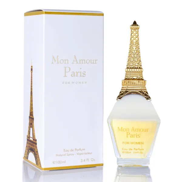 URBAN COLLECTION Mon Amour Paris for Women Eau De Parfum - Floral & Fruity - Ylang-Ylang, Damascus Rose, Jasmine - Classy & Elegant fragrance for Woman - Suitable for Daily Wear & Special Occasions - 100ml Bottle