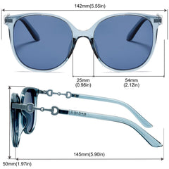 KANASTAL Polarized Sunglasses for Women Men, Classic Driving Ladies Sun Glasses, Fashion Butterfly Shades for Womens Outdoor 100% UV400 Protection