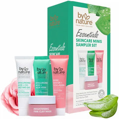 By Nature Essentials Skincare Minis Sampler - Travel Size Skincare Gift Set & Kits