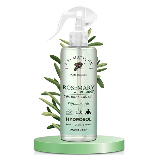Aromatique Rosemary Water Spray for Hair – 100% Pure & Natural | Hydrating & Refreshing Mist - 200ml