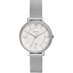 Fossil Womens Quartz Watch, Chronograph Display And Stainless Steel Strap Es4627