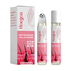 Heogoa Hair Growth Serum Roll On with Rosemary & Ginger – Lightweight Rosemary Oil for Hair Serum for Women & Men, Nourishing Roll On Hair Growth Oil for Scalp & Roots
