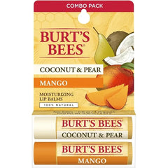 Burt's Bees Coconut and Pear and Mango Lip Balm