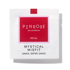 PINROSE Perfumes Mystical Misfit - Eau de Parfum Petal (Fragrance Towelettes) - Vegan, Cruelty-free & Hypoallergenic w/ Essential Oils - Notes of Red Currant, Pink Rose, Vanilla, Jasmine & Musk