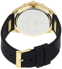 GUESS Women's Quartz Watch with Analog Display and Rubber Strap W1160L1