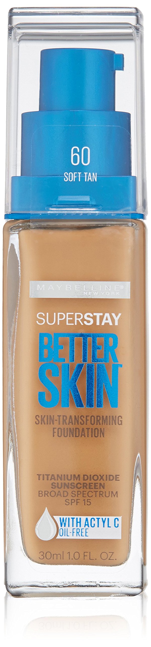 Maybelline Maybelline/Super Stay Better Skin Foundation (60) Soft Tan 1.0 Oz MASSBSFO5B