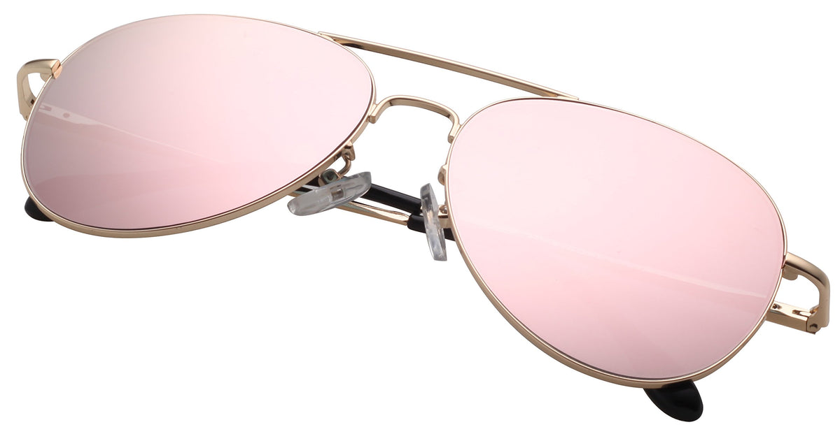 PUKCLAR Pilot Sunglasses Mens Polarised Sunglasses Womens Mirrored Lens