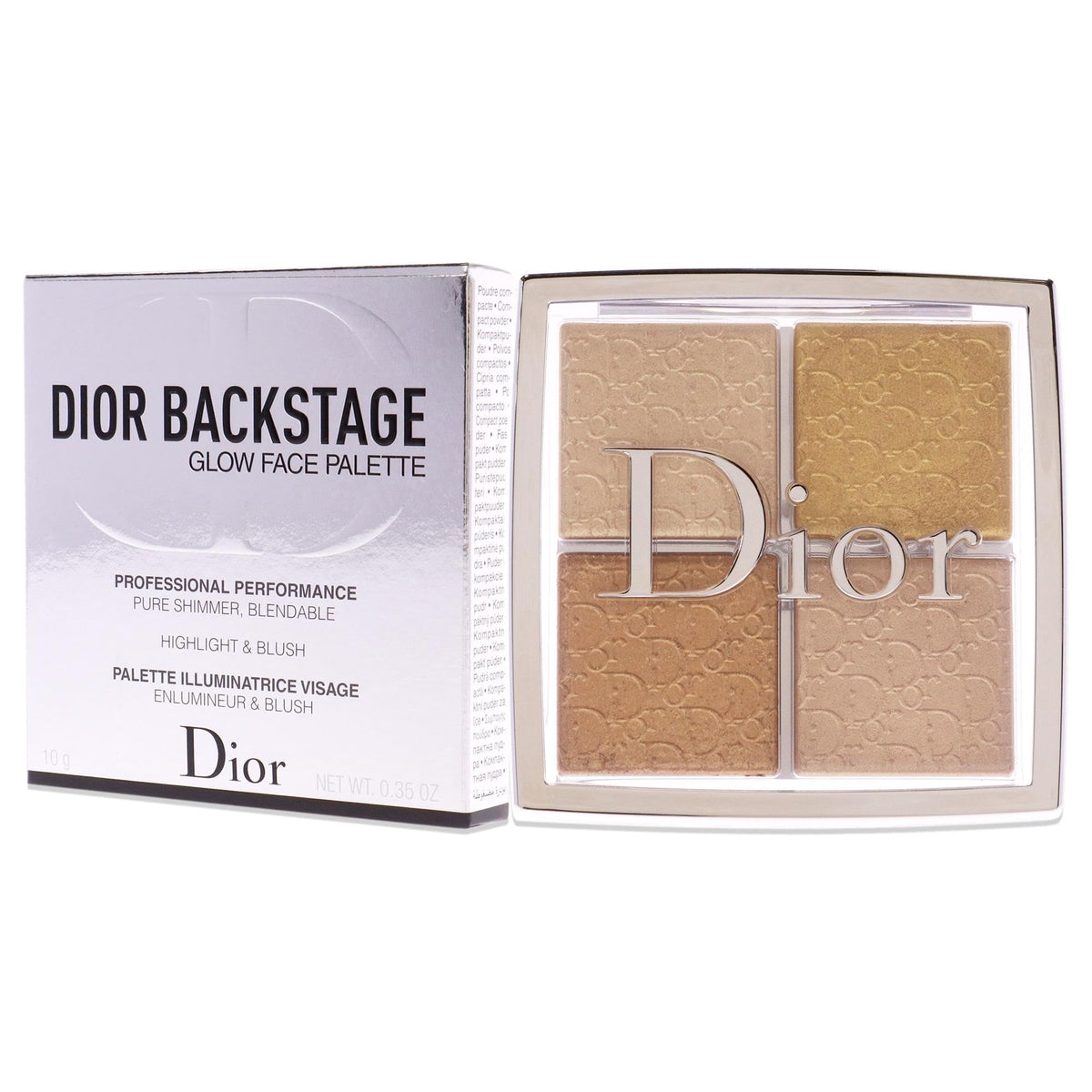 Christian Dior Backstage Glow Face Palette (Highlight & Blush) - # 003 Pure Gold 10g/0.35oz